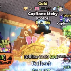 Capitano Moby Gold $4.2B s Secret (Секретный персонаж) — Roblox, лот №223416