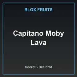 Capitano Moby Lava (Секретный персонаж) — Roblox, лот №223426