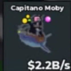 Capitano Moby Lucky Trait (Секретный персонаж) — Roblox, лот №223431