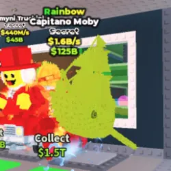 Capitano Moby Rainbow 1.6B s (Секретный персонаж) — Roblox, лот №223437