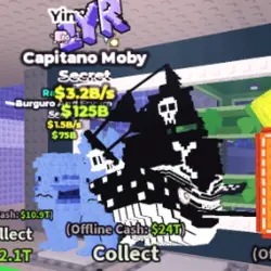 Capitano Moby YinYang 3.2B s (Секретный персонаж) — Roblox, лот №223449