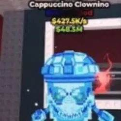 Cappuccino Clownino (Brainrot God персонаж) — Roblox, лот №223472