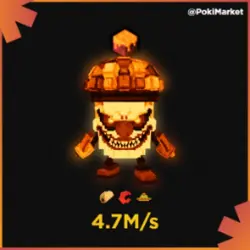 Cappuccino Clownino - Lava - 4.7M s (Brainrot God персонаж) — Roblox, лот №223473
