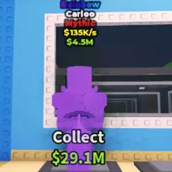Carloo [Rainbow] 135 K s (Мифический персонаж) — Roblox, лот №223487