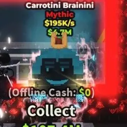 Carrotini Brainini Cyber (Мифический персонаж) — Roblox, лот №223498