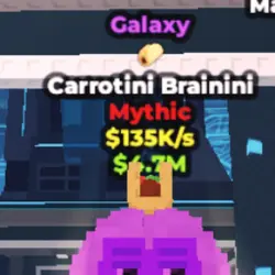 Carrotini Brainini Galaxy (Мифический персонаж) — Roblox, лот №223504