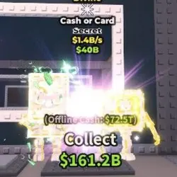 Cash or Card - 1.4B Divine (Секретный персонаж) — Roblox, лот №223517