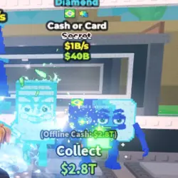 Cash Or Card - 1b s Diamond (Секретный персонаж) — Roblox, лот №223518