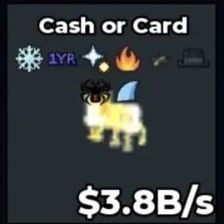 Cash or Card - [$3.8B s] - Divine - 7 Traits(clean) (Секрет… — Roblox, лот №223519