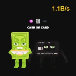 Cash or Card 1.1B s #Key (Секретный персонаж) — Roblox, лот №223524