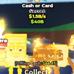 Cash or Card 1.5b s (Секретный персонаж) — Roblox, лот №223528