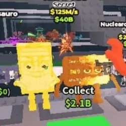 Cash or Card 125 M S Gold (Секретный персонаж) — Roblox, лот №223540