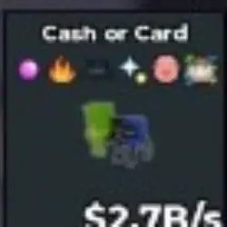 Cash or Card 2.7B s John Pork Trait Steven (Секретный персо… — Roblox, лот №223551