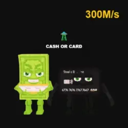 Cash or Card 300M s #Kha (Секретный персонаж) — Roblox, лот №223558