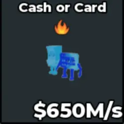 Cash or Card 490 (Секретный персонаж) — Roblox, лот №223580