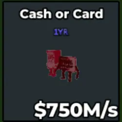 Cash or Card BloodRot (Секретный персонаж) — Roblox, лот №223589