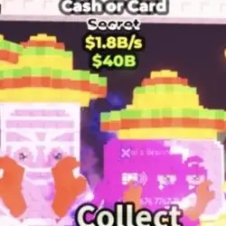 Cash or Card Candy 1.8B s (Секретный персонаж) — Roblox, лот №223591