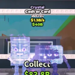 Cash or Card Crystal (Секретный персонаж) — Roblox, лот №223592