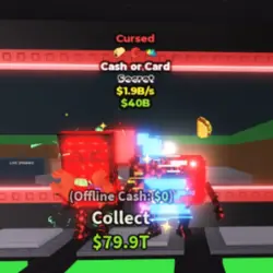 Cash or Card Cursed 1,9B s (Секретный персонаж) — Roblox, лот №223594