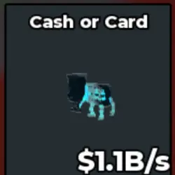 Cash or Card CYBER 1.1B S (Секретный персонаж) — Roblox, лот №223564
