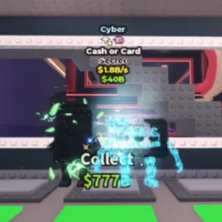 Cash or Card Cyber 1.8B s (Секретный персонаж) — Roblox, лот №223566