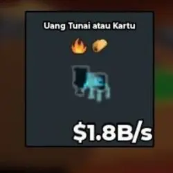 Cash or Card Cyber [1.8 B s ] with Fire trait (Секретный пе… — Roblox, лот №223568