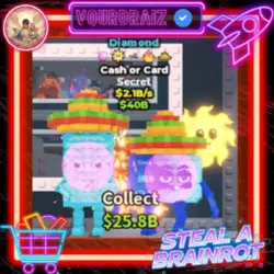 Cash or Card Diamond 2.1B s ALL Good Traits with Rare Sunny… — Roblox, лот №223570