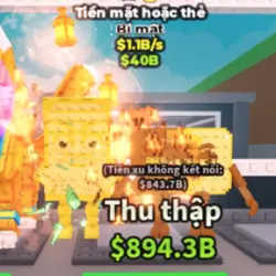 Cash or Card Gold 1B1 S (Секретный персонаж) — Roblox, лот №223578