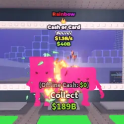 Cash or Card Rainbow 1.5B s (Секретный персонаж) — Roblox, лот №223607