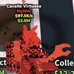 Cavallo Virtuoso CURSED (Мифический персонаж) — Roblox, лот №223615