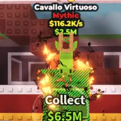 Cavallo Virtuoso Radioactive Very RARE (Мифический персонаж) — Roblox, лот №223624