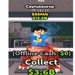Caylusaurus 55 M S (Секретный персонаж) — Roblox, лот №223647