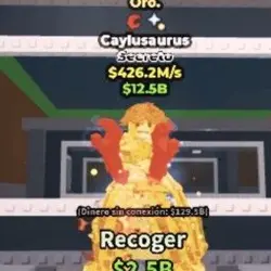 Caylusaurus DE ORO - 426,2M s DE Poder Legendario Dorado Ex… — Roblox, лот №223660
