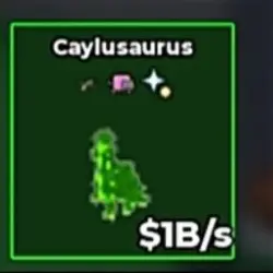 Caylusaurus Radioactive 1B s Clean Trait (Секретный персона… — Roblox, лот №223666