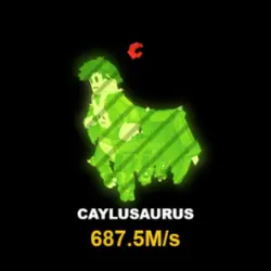 Caylusaurus Radioactive 687.5M s Exclusive - Ultra Rare (Се… — Roblox, лот №223667