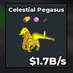 Celestial Pegasus 1.7B s (Секретный персонаж) — Roblox, лот №223681