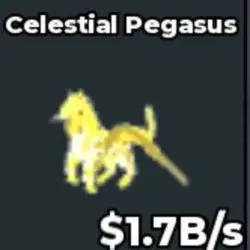 Celestial Pegasus 1.7B s ( Divine ) (Секретный персонаж) — Roblox, лот №223682