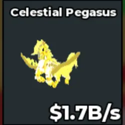 Celestial Pegasus 1.7B S DIVINE AS1 (Секретный персонаж) — Roblox, лот №223683