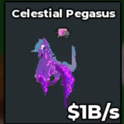 Celestial Pegasus 1B s With Nyan Trait (Секретный персонаж) — Roblox, лот №223693