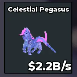 Celestial Pegasus 2.2B s (Секретный персонаж) — Roblox, лот №223695