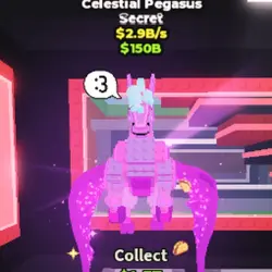 Celestial Pegasus 2.9B s (Секретный персонаж) — Roblox, лот №223696