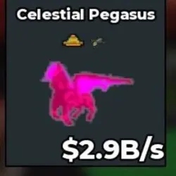 Celestial Pegasus 2.9B s “ Rainbow “ 2 Traits CLEAN 1 2 Exi… — Roblox, лот №223697