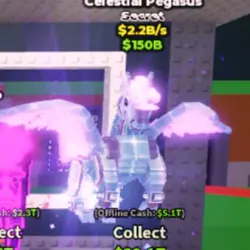 Celestial Pegasus Crystal (Секретный персонаж) — Roblox, лот №223708