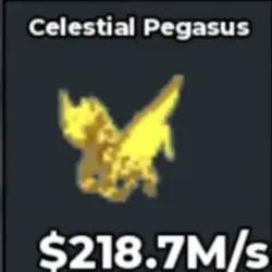 Celestial Pegasus Gold (Секретный персонаж) — Roblox, лот №223717
