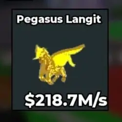 Celestial Pegasus Gold [218.7 M s ] (Секретный персонаж) — Roblox, лот №223718