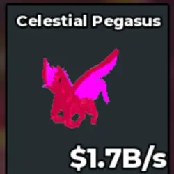 Celestial Pegasus Rainbow 1,7B s (Секретный персонаж) — Roblox, лот №223724