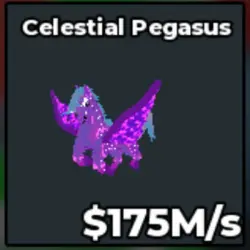 Celestial Pegasus Random Mutation (Секретный персонаж) — Roblox, лот №223725