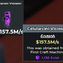 Celularcini Viciosini 157.5M s “ Galaxy “ CLEAN Rare Item S… — Roblox, лот №223734
