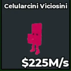 Celularcini Viciosini Rainbow 225M s (Секретный персонаж) — Roblox, лот №223754
