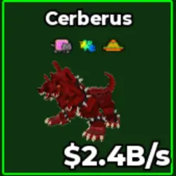 Cerberus (f01952) (Секретный персонаж) — Roblox, лот №223776